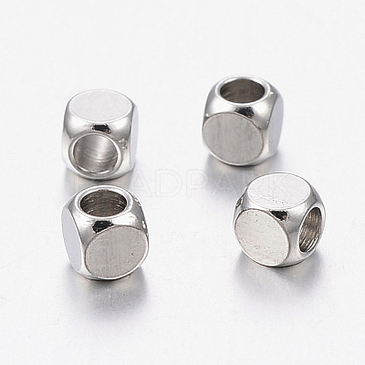 Tarnish Resistant 304 Stainless Steel Beads STAS-H426-02-3MM-1