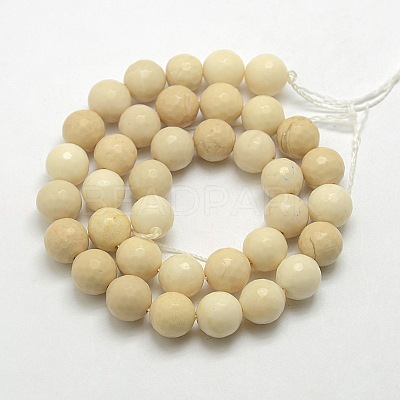 Natural Gemstone Petrified Wood Round Beads Strands G-O021-4mm-12-1