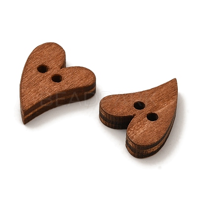 Heart Shaped Paint Buttons NNA1136-1
