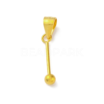 925 Sterling Silver Pendant Bails STER-D301-03G-1
