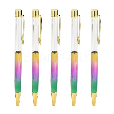 Creative Empty Tube Ballpoint Pens AJEW-L076-A01-1