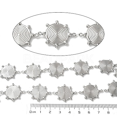 304 Stainless Steel Vortex Link Chains CHS-Z004-28P-1