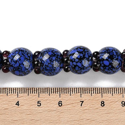 Handmade Lampwork Beads Strands LAMP-Q036-06B-1