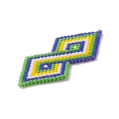Handmade Loom Pattern MIYUKI Seed Beads PALLOY-MZ00085-1