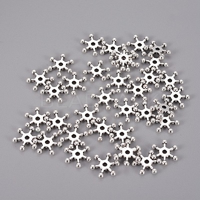Tibetan Style Alloy Spacer Beads X-LFH20044Y-1