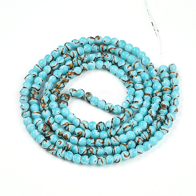 Baking Paint Glass Beads X1-DGLA-N010-4mm-03-1