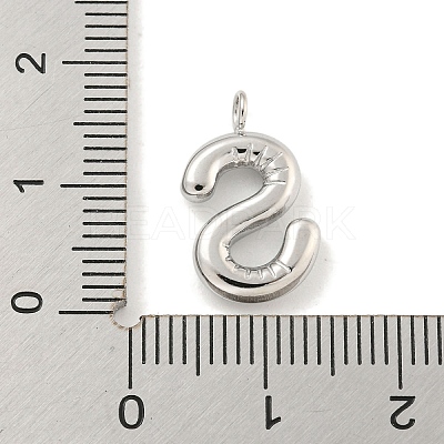 Non-Tarnish 304 Stainless Steel Pendants STAS-C102-15P-S-1