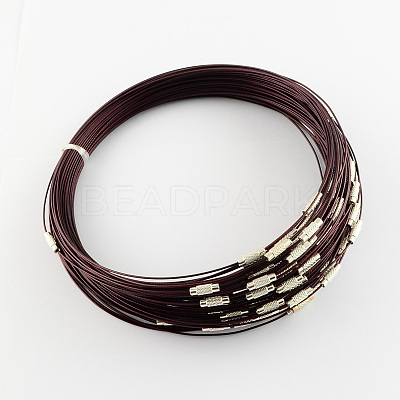 Steel Wire Bracelet Cord DIY Jewelry Making TWIR-R004-16-1