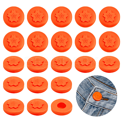 Silicone Button Covers for Jeans FIND-WH0148-821C-1