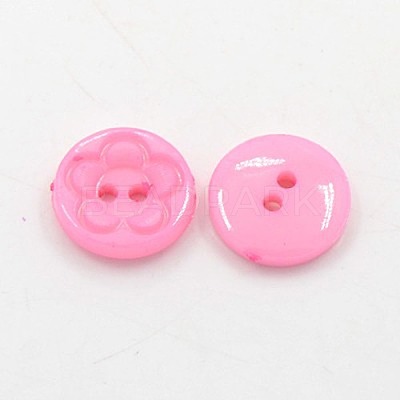 Acrylic Sewing Buttons for Clothes Design X-BUTT-E083-F-08-1