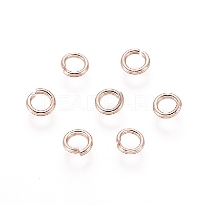 304 Stainless Steel Open Jump Rings STAS-O098-01RG-11-1