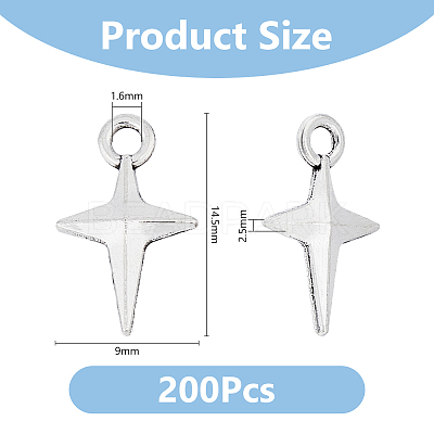 200Pcs Tibetan Style Zinc Alloy Pendants TIBEP-DC0001-40-1