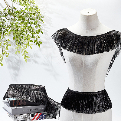 Tassel PET Polyester Ribbon Trim OCOR-WH0082-230D-1