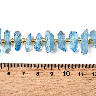 Natural Quartz Crystal Beads Strands G-F800-C16-1