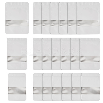 18Pcs 3 Styles PE Resealable Bags with Window OPP-TAD0001-01F-1