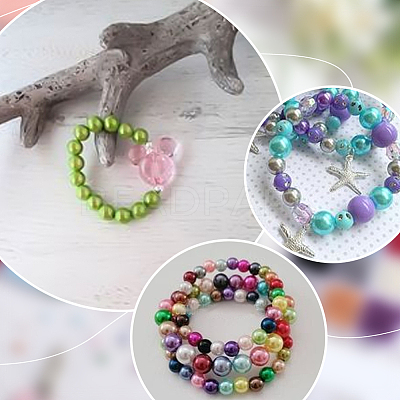 1800Pcs 30 Colors Imitation Pearl Acrylic Beads OACR-SP0001-17-1