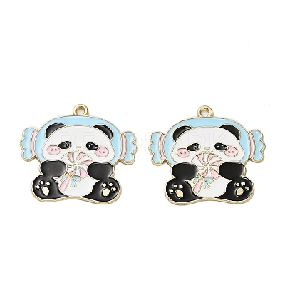 Alloy Enamel Pendants ENAM-G229-03G-04-1