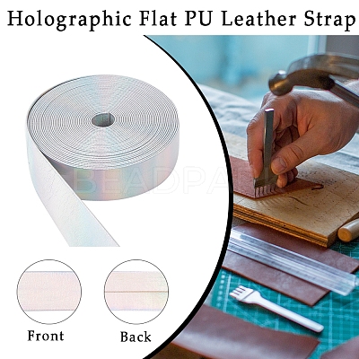 4.6~5M Laser Flat Imitation Leather Cord LC-GF0001-06D-01-1