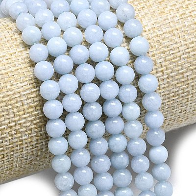 Natural Malaysia Jade Beads Strands G-L645-A01-6mm-16-1