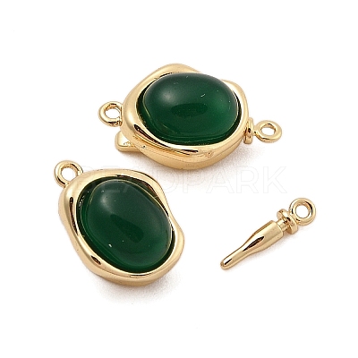 Brass Box Clasps KK-C075-13G-02-1