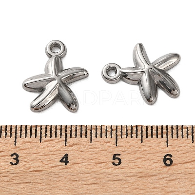 304 Stainless Steel Pendants STAS-A124-18E-P-1
