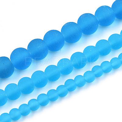 Transparent Glass Beads Strands GLAA-T032-T4mm-MD06-1