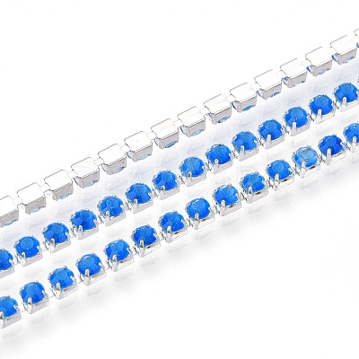Iron Rhinestone Cup Chains CH-T006-01A-08-1