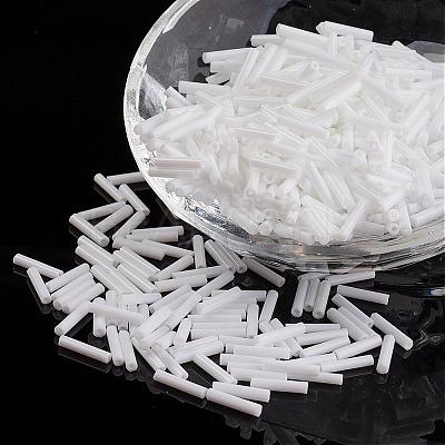 Glass Bugle Beads SEED-E001-12mm-41#-1
