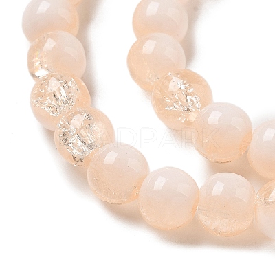 Crackle Glass Beads X1-GLAA-U001-8mm-05-1