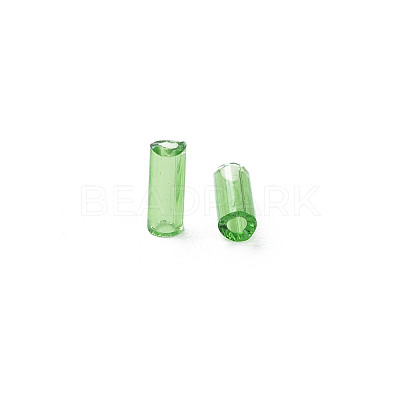 Transparent Glass Bugle Beads SEED-N005-001-C02-1