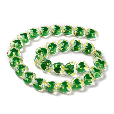Glass Heart Beads LS-GLAA-D005-01C-1