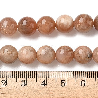 Round Natural Multi-Moonstone Beads Strands G-I176-09-10mm-02-1
