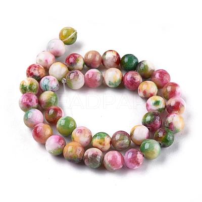 Jade Beads Strands G-D264-8mm-XH19-1