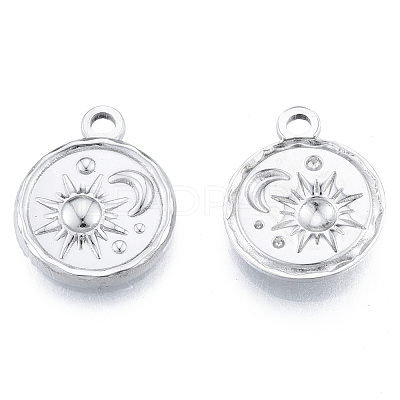 Non-Tarnish 201 Stainless Steel Pendants X-STAS-N098-182P-1