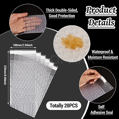 PE Film Bubble Bags LS-ABAG-TAC0035-08D-1