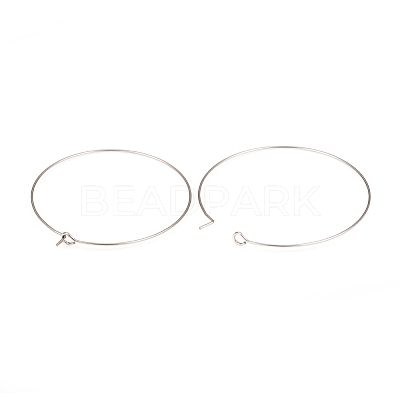 316L Surgical Stainless Steel Hoop Earring Findings STAS-G229-07P-03A-1