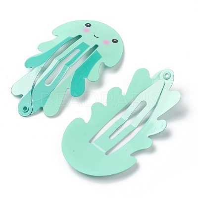 Baking Paint Iron Snap Hair Clips PHAR-B0002-26B-1