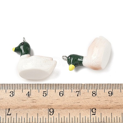 Opaque Resin Pendants RESI-D014-01P-1