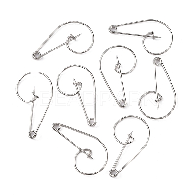 Iron Brooch Findings IFIN-K028-01P-1