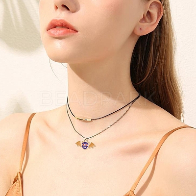 15Pcs 15 Styles Alloy Enamel Pendants ENAM-YW0004-38-1