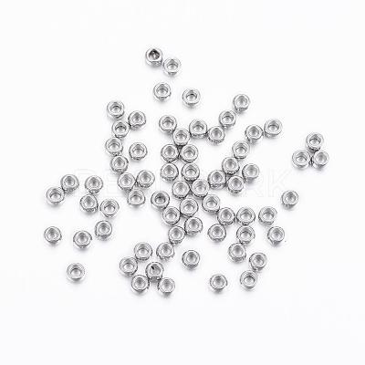 Tarnish Resistant 304 Stainless Steel Spacer Beads STAS-H376-37-1