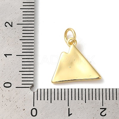 Rack Plating Mountain Brass Pendants KK-Z056-07G-1