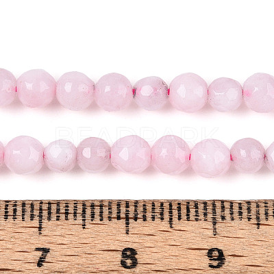Dyed Natural White Jade Beads Strands G-T139-4mm-60-04-1