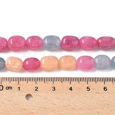 Dyed Natural Malaysia Jade Beads Strands G-P528-I12-01-1