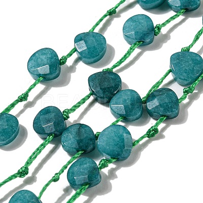 Synthetic Turquoise Dyed Beads Strands G-F513-02A-01-1