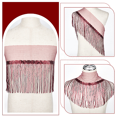 Sequin Tassel Trimming DIY-WH0430-536D-1