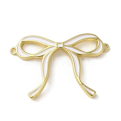 Brass Enamel Connector Charms KK-D098-01G-03-1