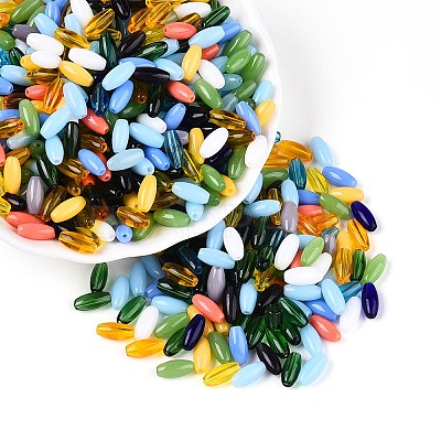 Transparent Colours Glass Seed Beads SEED-T007-16M-1