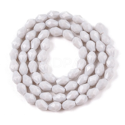 Opaque Solid Color Beads Strands EGLA-N013-P6mm-D05-1