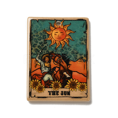 Printed Acrylic Pendants MACR-O046-01D-1